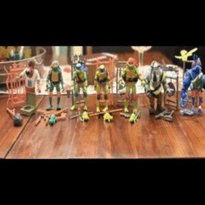 TMNT Mutant Mayhem 2023 Action Figures- Displayed Only- Free Shipping